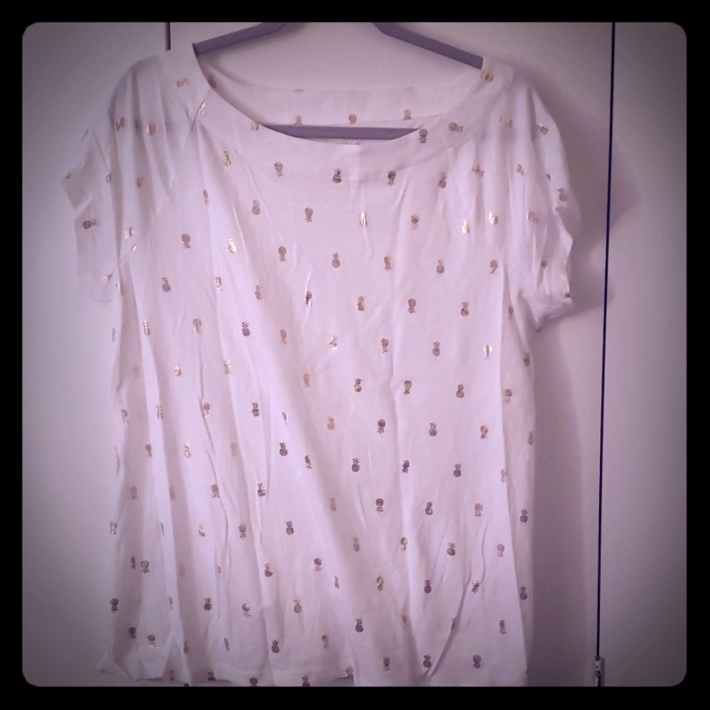 White Pineapple Shirt